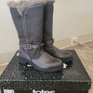 Totes Women's Boots, Size 9, Brown